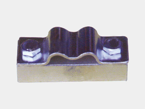 Iron sheet double pipe clamp